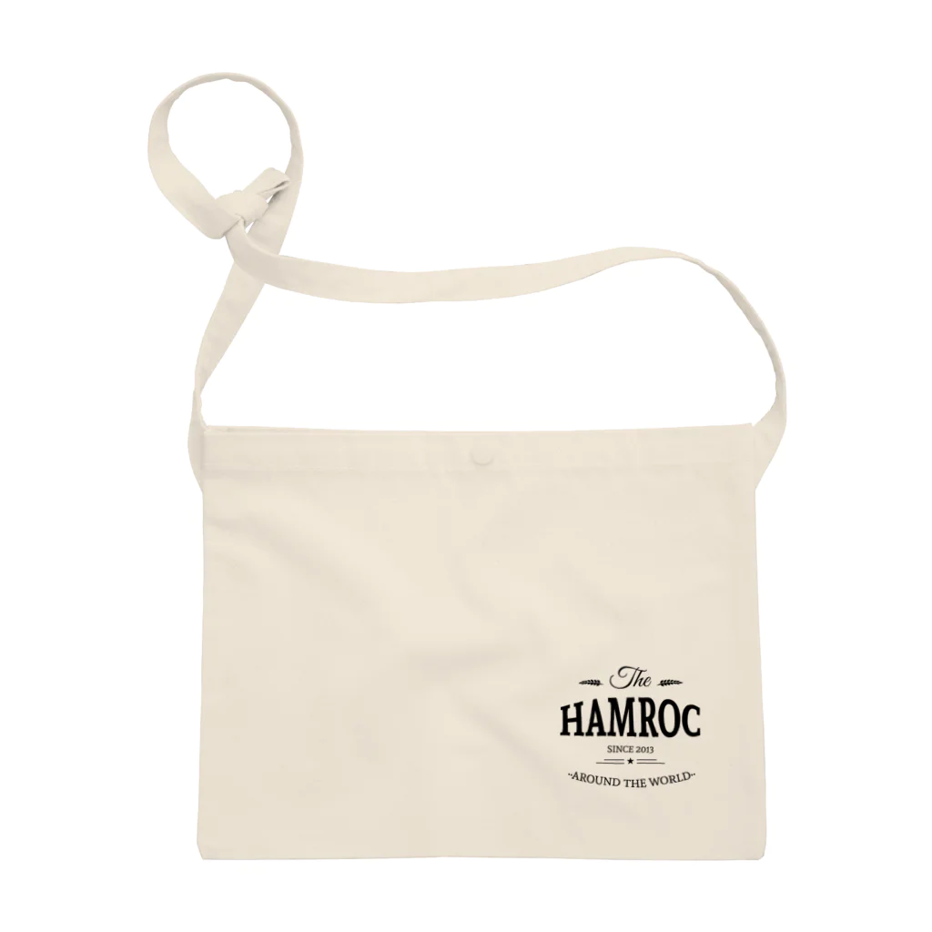 HAMROC de STORAGEのHAMROC ロゴ (黒) サコッシュ