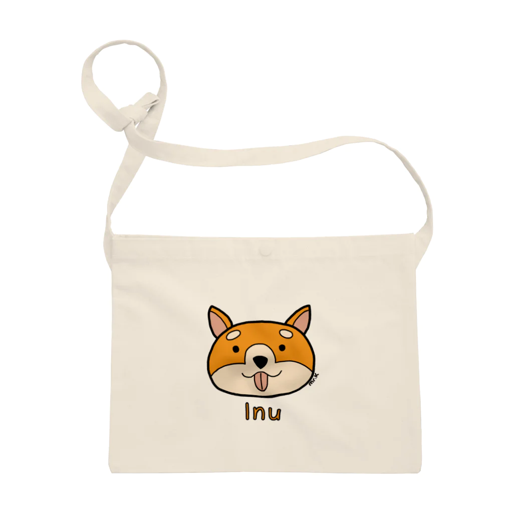 MrKShirtsのInu (犬) 色デザイン Sacoche