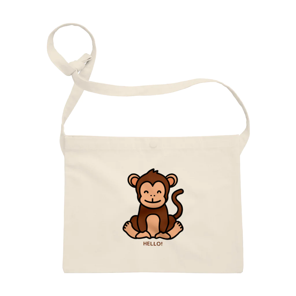 LoveAnimalのHELLO MONKEY サコッシュ