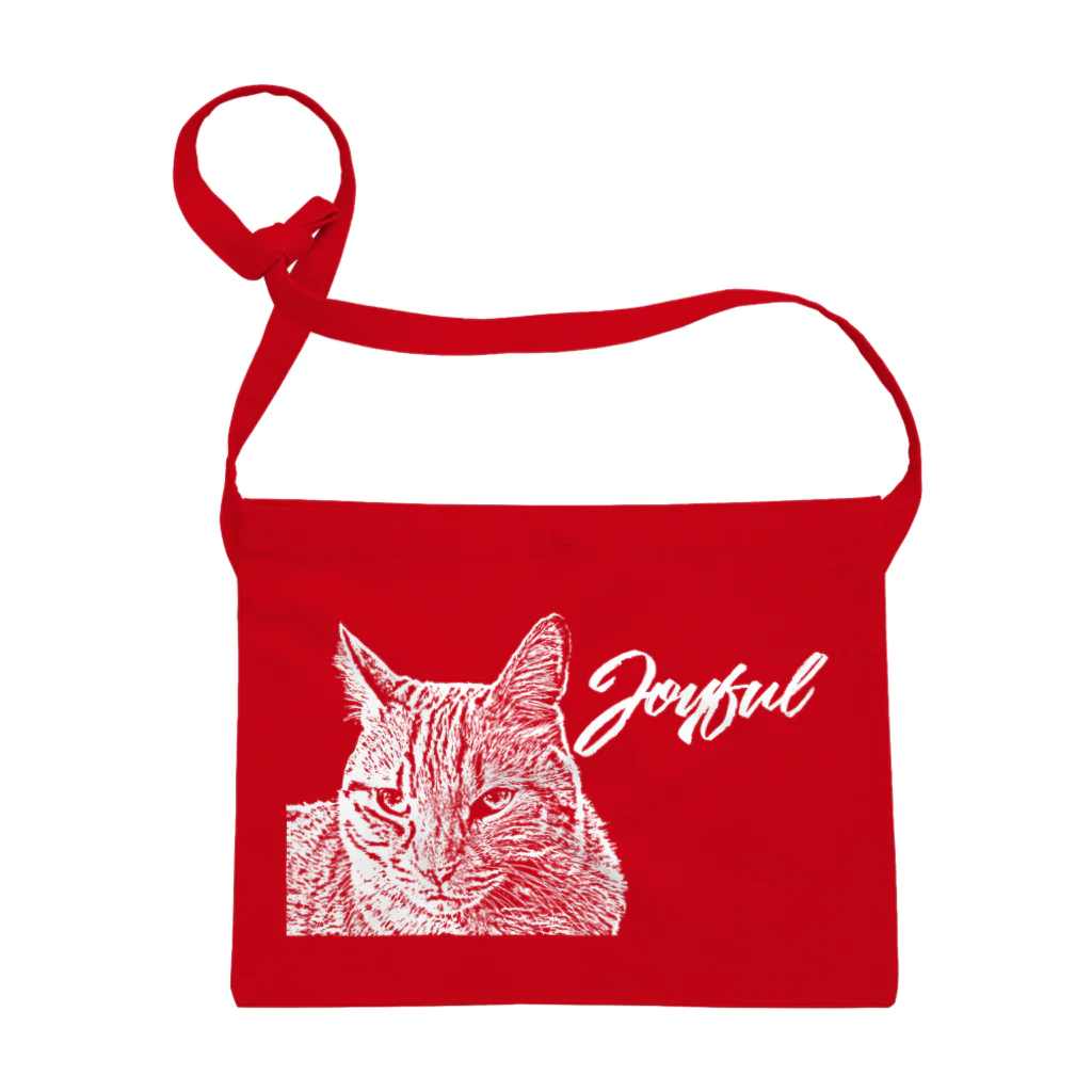 .JUICY-SHOP. | JOYFULのJOYFUL | Sphinx Cat | Positive white Sacoche