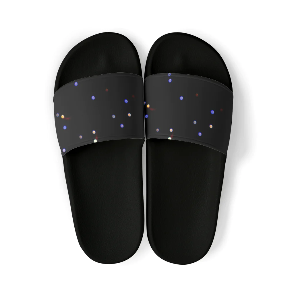 一瞬の花火の青の宇宙 Sandals