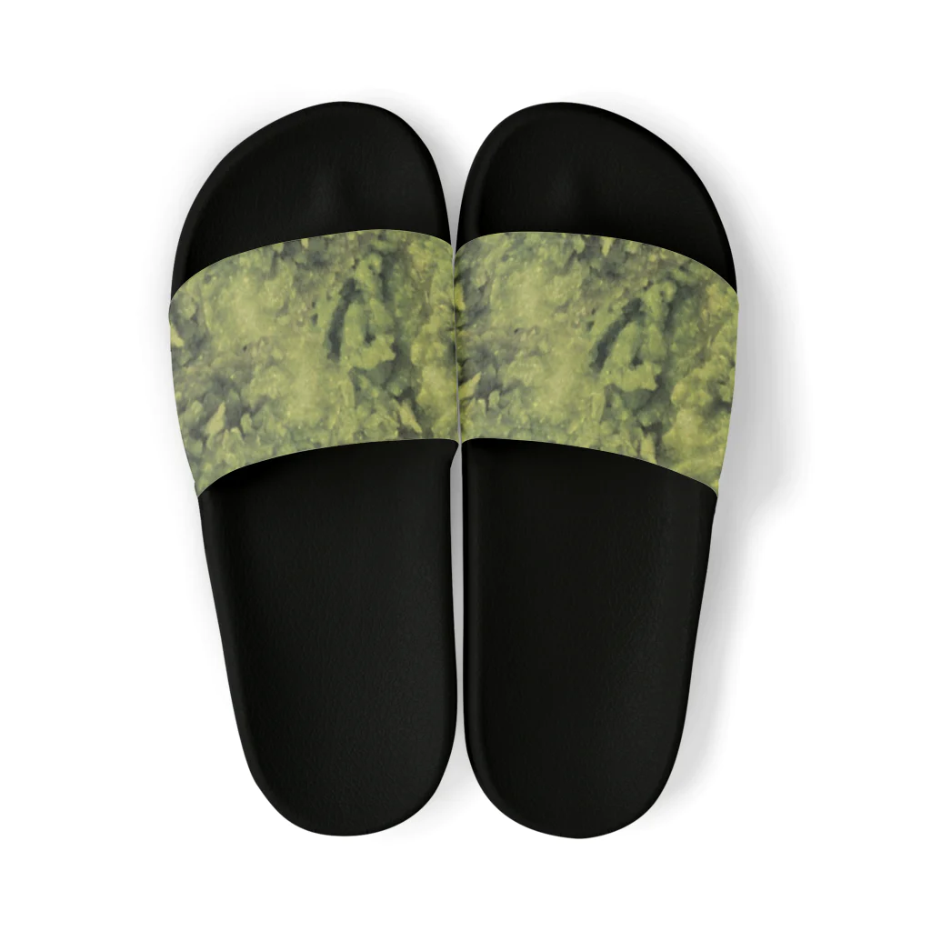 SURVIVESENDAIBABYLON@鈴木無花果のFully ZUNDA-BUDS CAMO Sandals