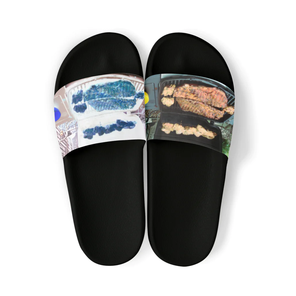 thatoneusernameのアメリカンBBQ Sandals