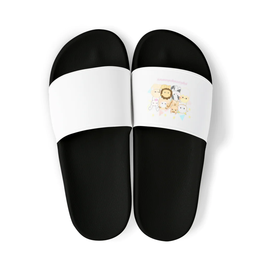 ぴよたんの癒しの森ショップ SUZURI店のぴよ森グッズ公式アイテム Sandals