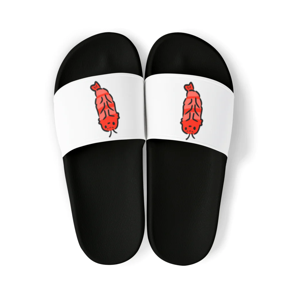 えびのきぼうのしかめっつらえびくん Sandals