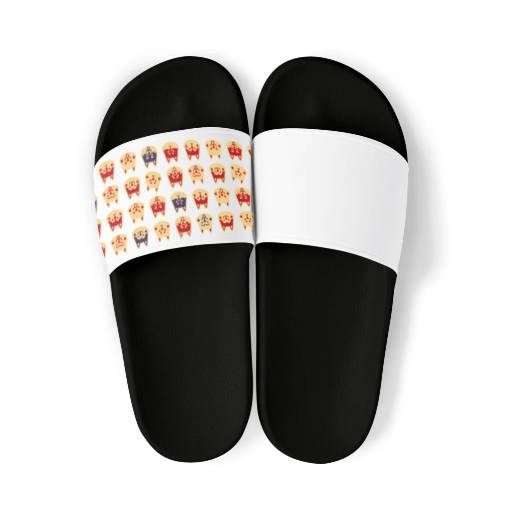 しっぽ堂のレトロ柴 Sandals