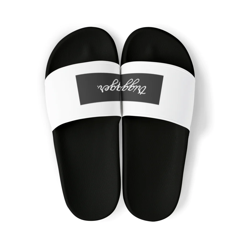 trigger.0312のLine print LOGO sandal//【trigger.】 サンダル