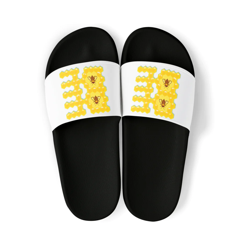 LalaHangeulのハニカム構造(BEE） Sandals