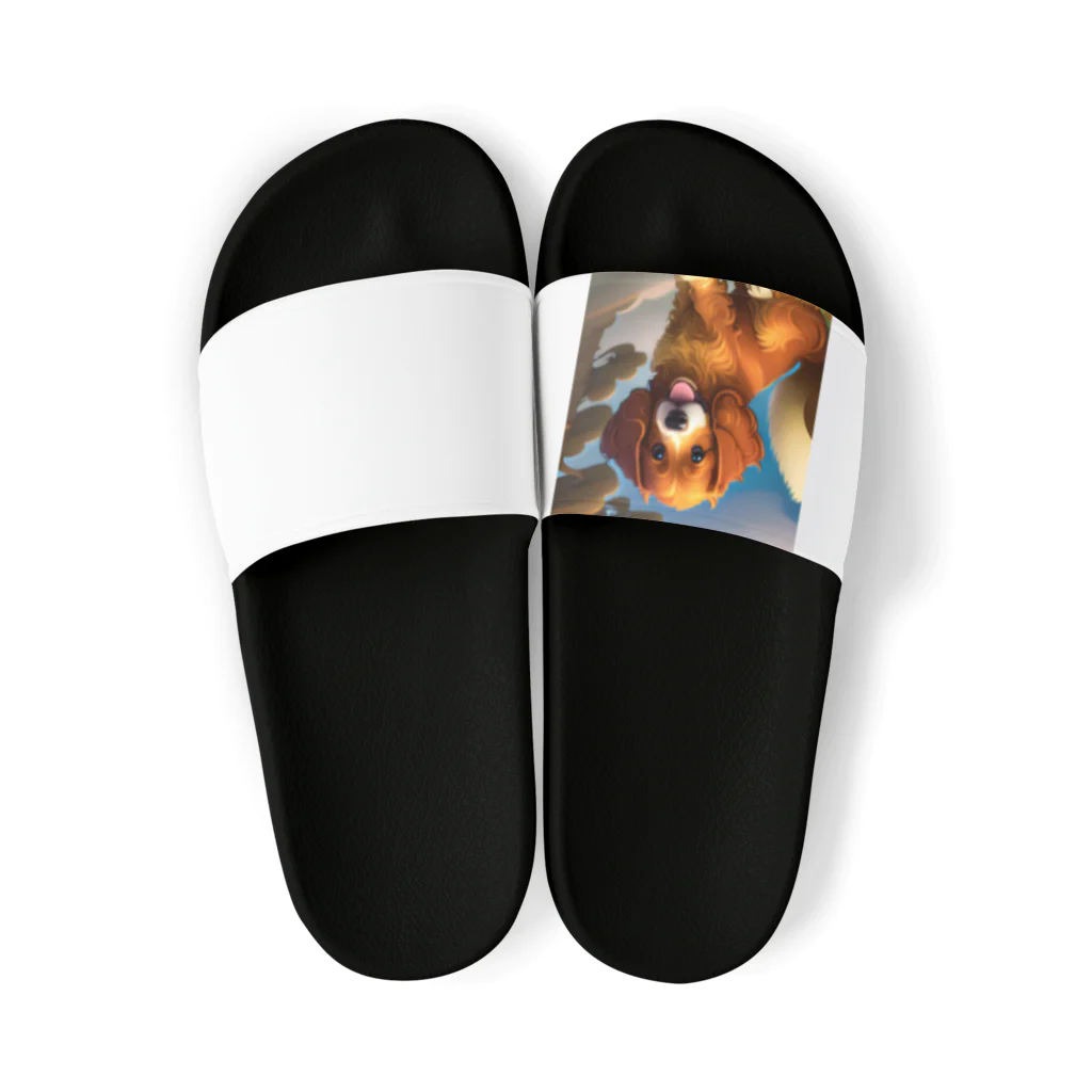 fumi__23のかわいい犬のグッズ Sandals