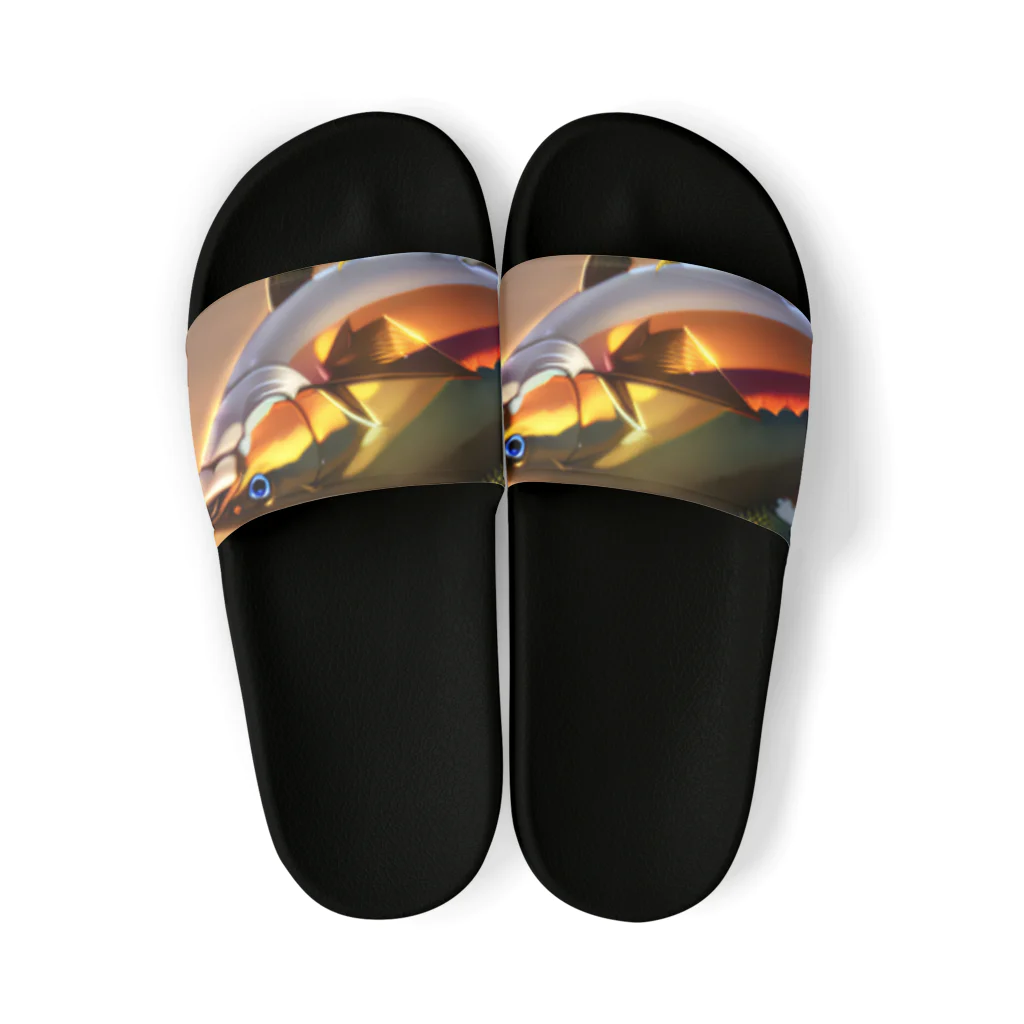 shakotan-hiroの巨大なマグロのグッズ Sandals