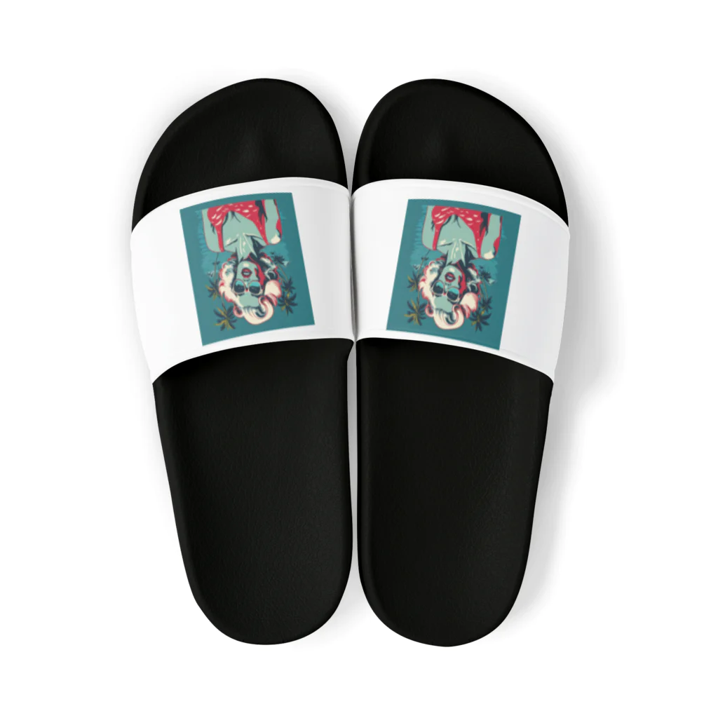 Daruma-StoreのMarilyn monroe with cartoon style Sandals