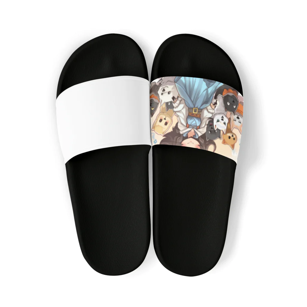 シャオ猫屋の柴犬と魔法使い Sandals