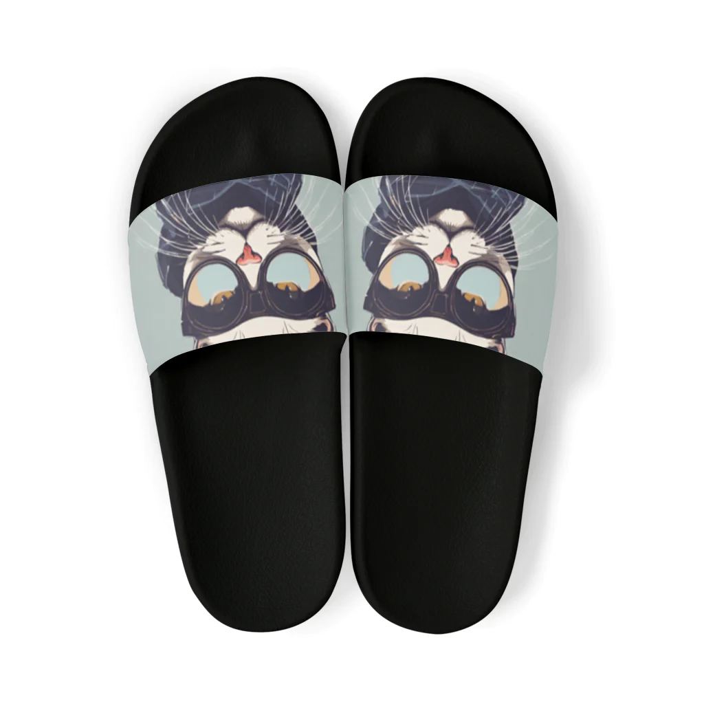 neko_skipのオサレキャットよしお Sandals