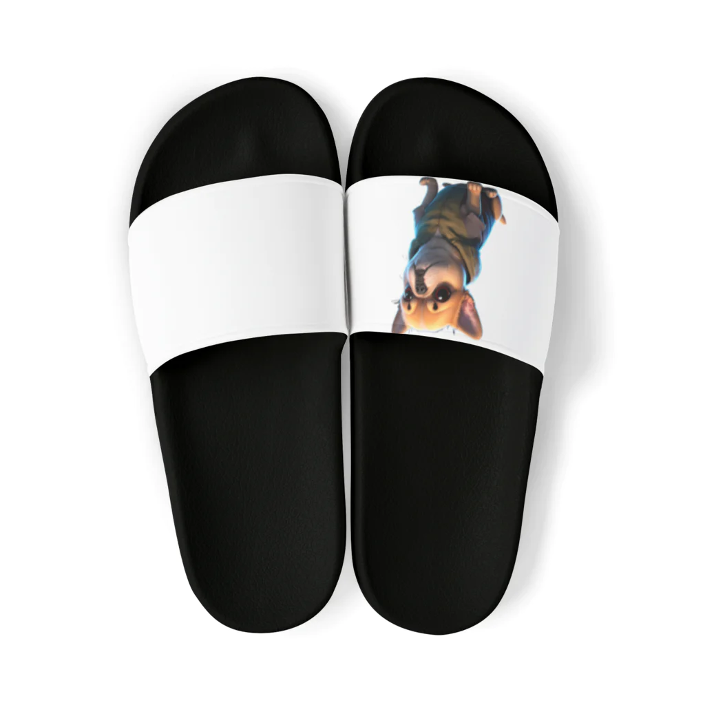 ブサかわフレンズのぶさかワン🐶 Sandals