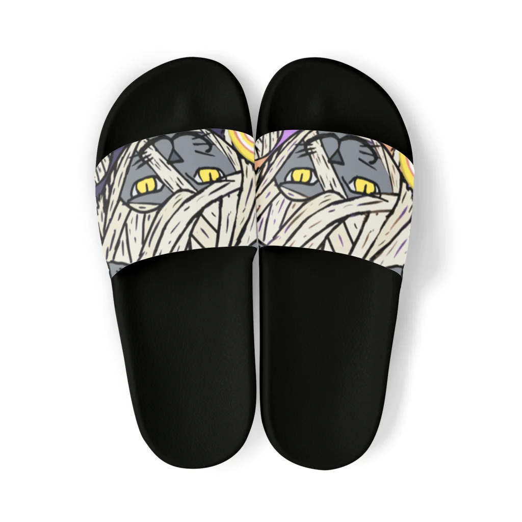 THEXXXSPUNKALLのミイラ猫ちゃん（カラフルバージョン） Sandals