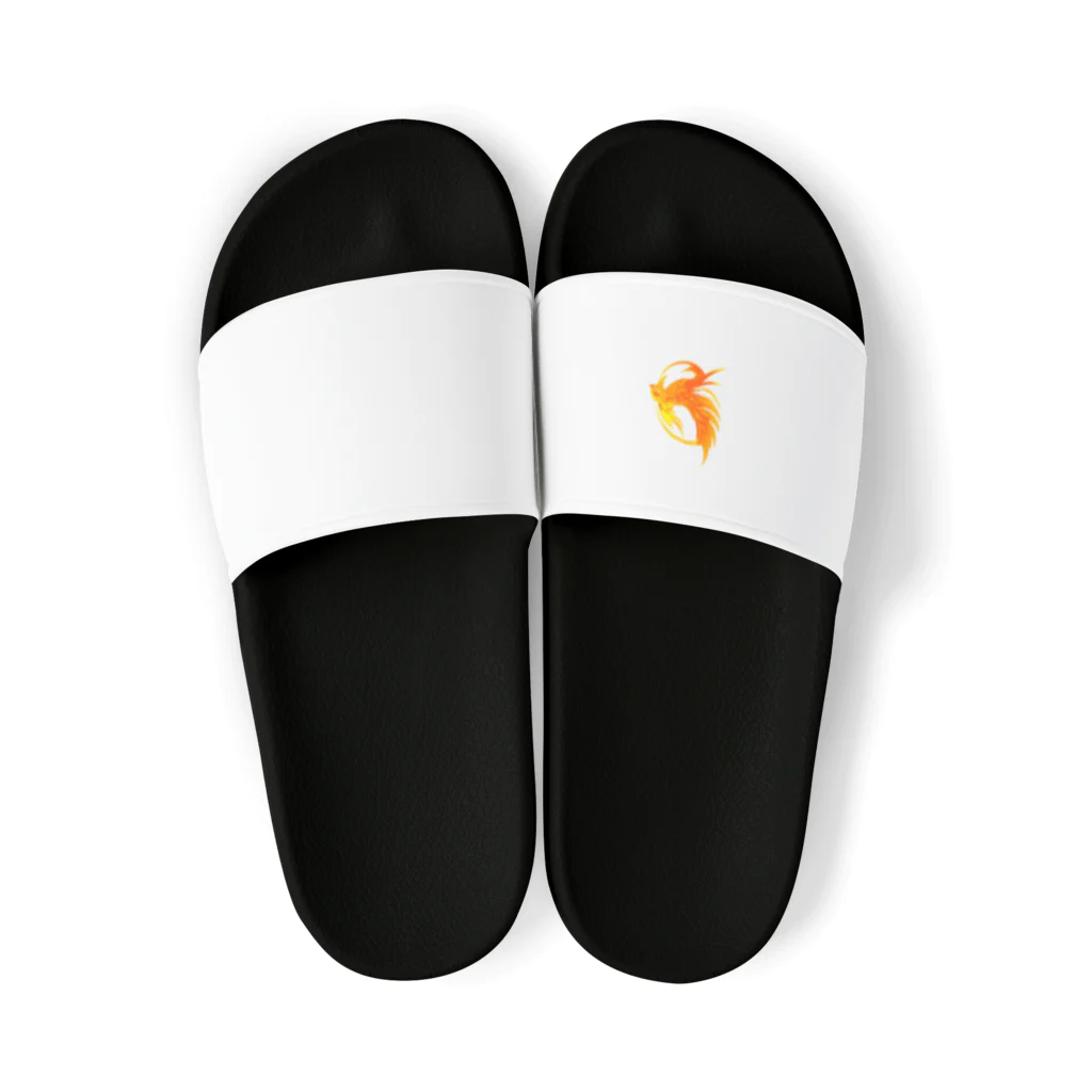 YASU1の火の鳥/ロゴ Sandals