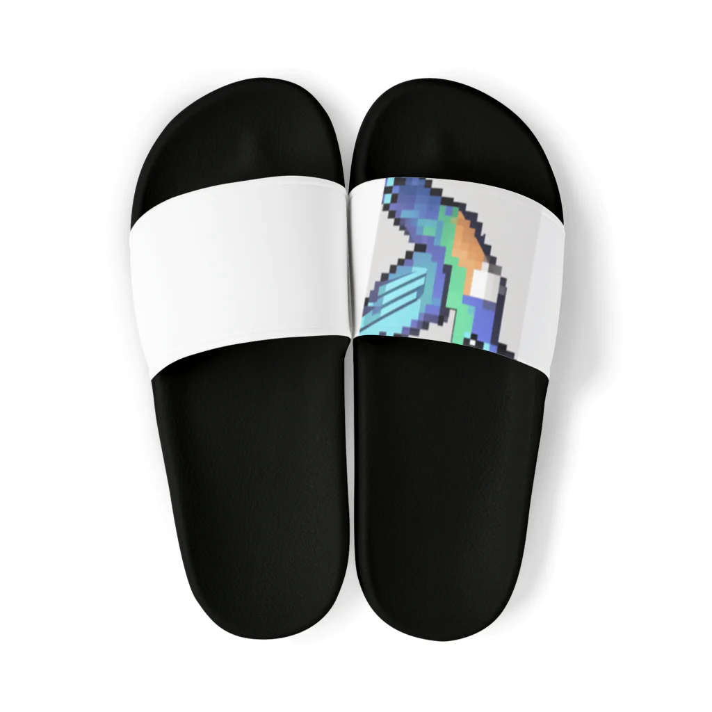 hamusutaroのハチドリピクセルアート Sandals