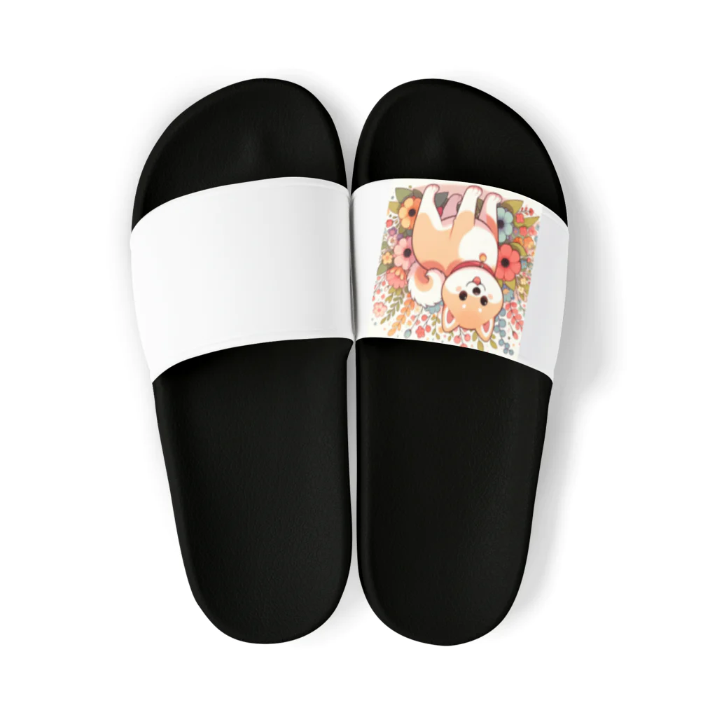 uyuyoshieの可愛い柴犬 Sandals