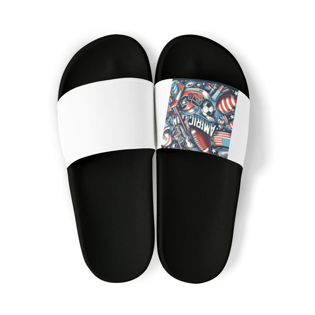 Satoshi27の "アメリカンスポーツの輝き" Sandals