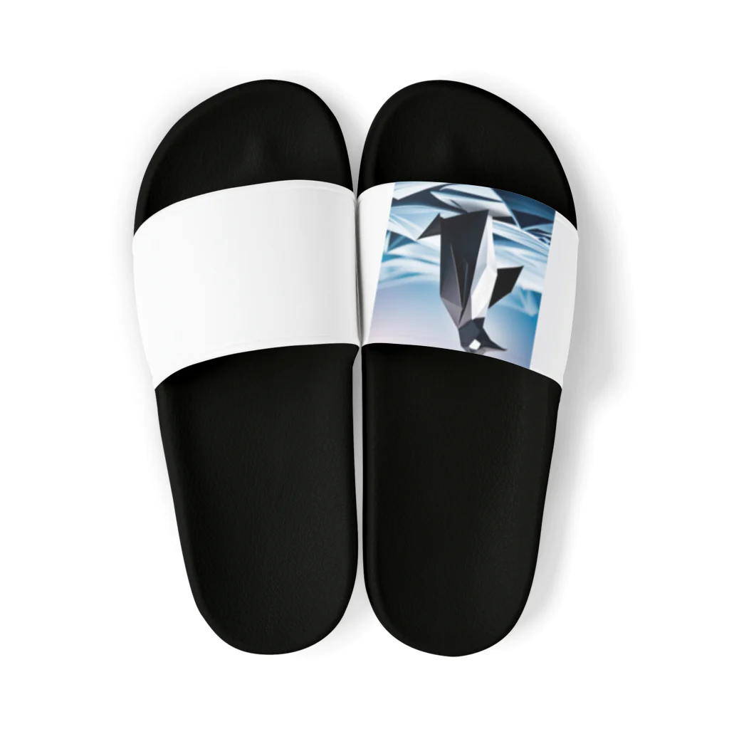 Hamatsukiのペンギン（折り紙風） Sandals