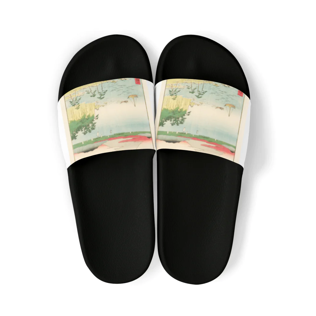 浮世絵屋の広重「冨二三十六景⑰　相州三浦之海上 」歌川広重の浮世絵 Sandals