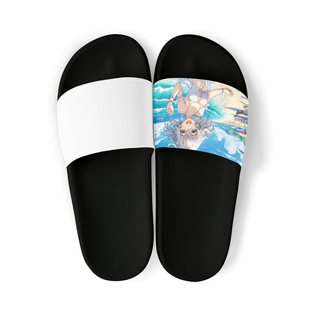 KULULU Canvasの夏の日差し Sandals