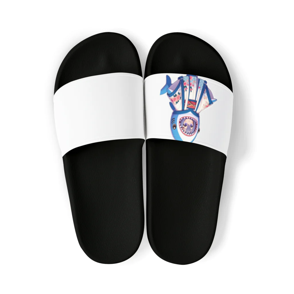 WING_0101の和風サメちゃんグッズ Sandals