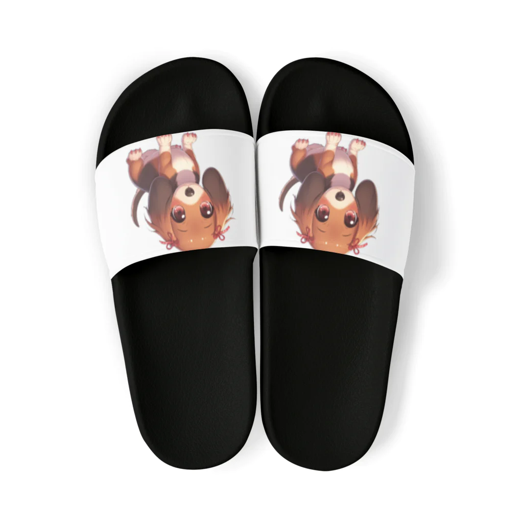 Dog Selectionのミニチュアダックス　女の子　アイテム Sandals