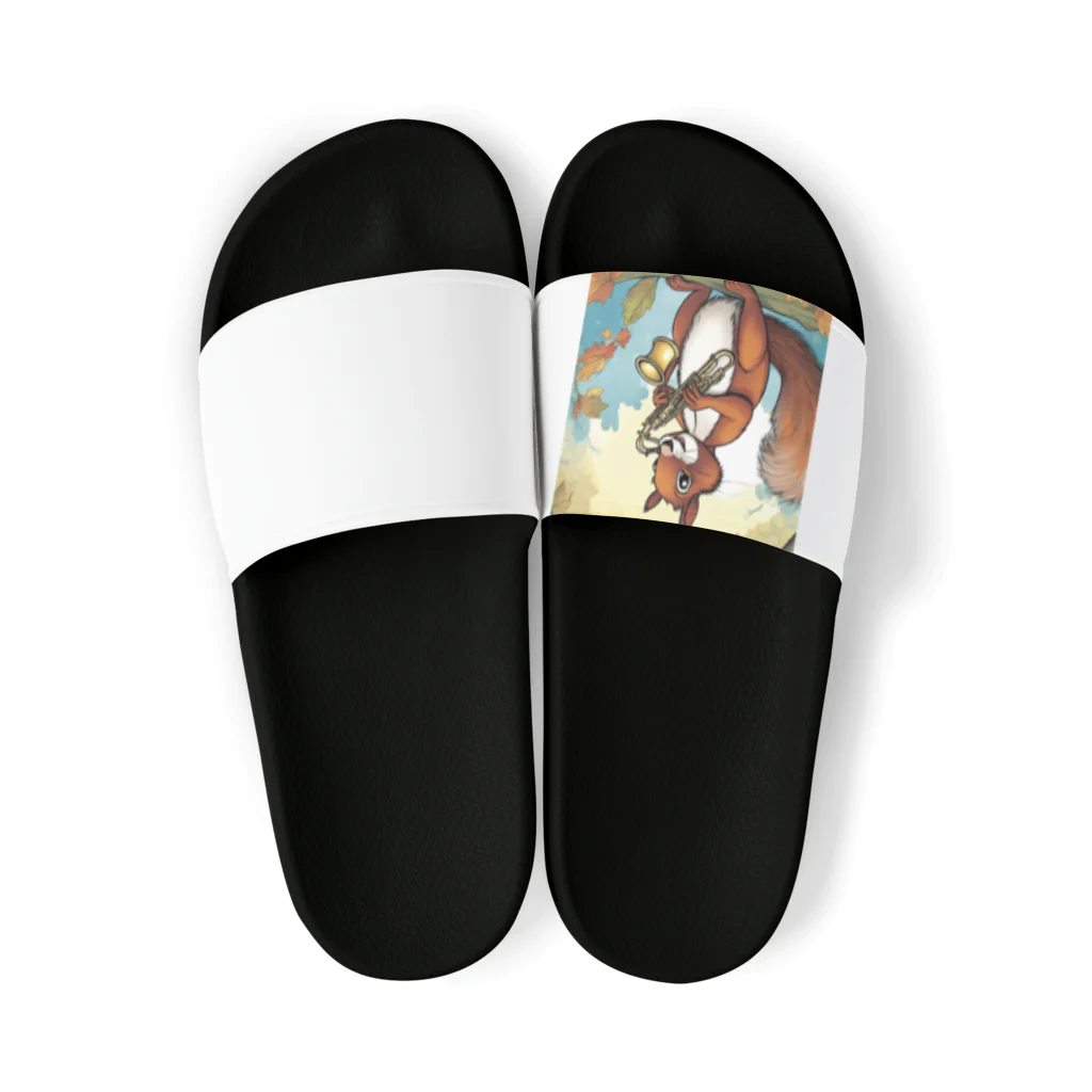 mari0909のリスがサックスを Sandals