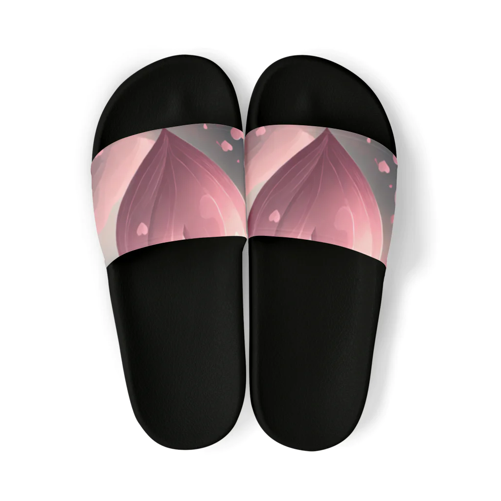 ねこねこねこんのピンクハート Sandals