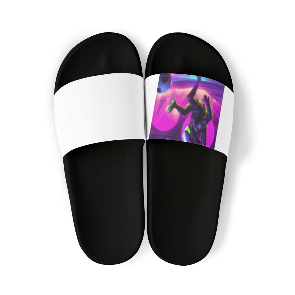 SliceofLifeのサッカーポイゾネス Sandals