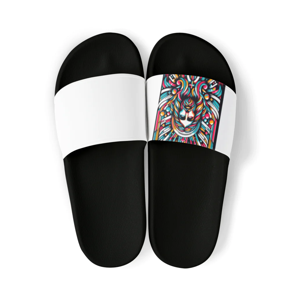 Kuris-DesignのThanks GOD,I'm alive. Sandals