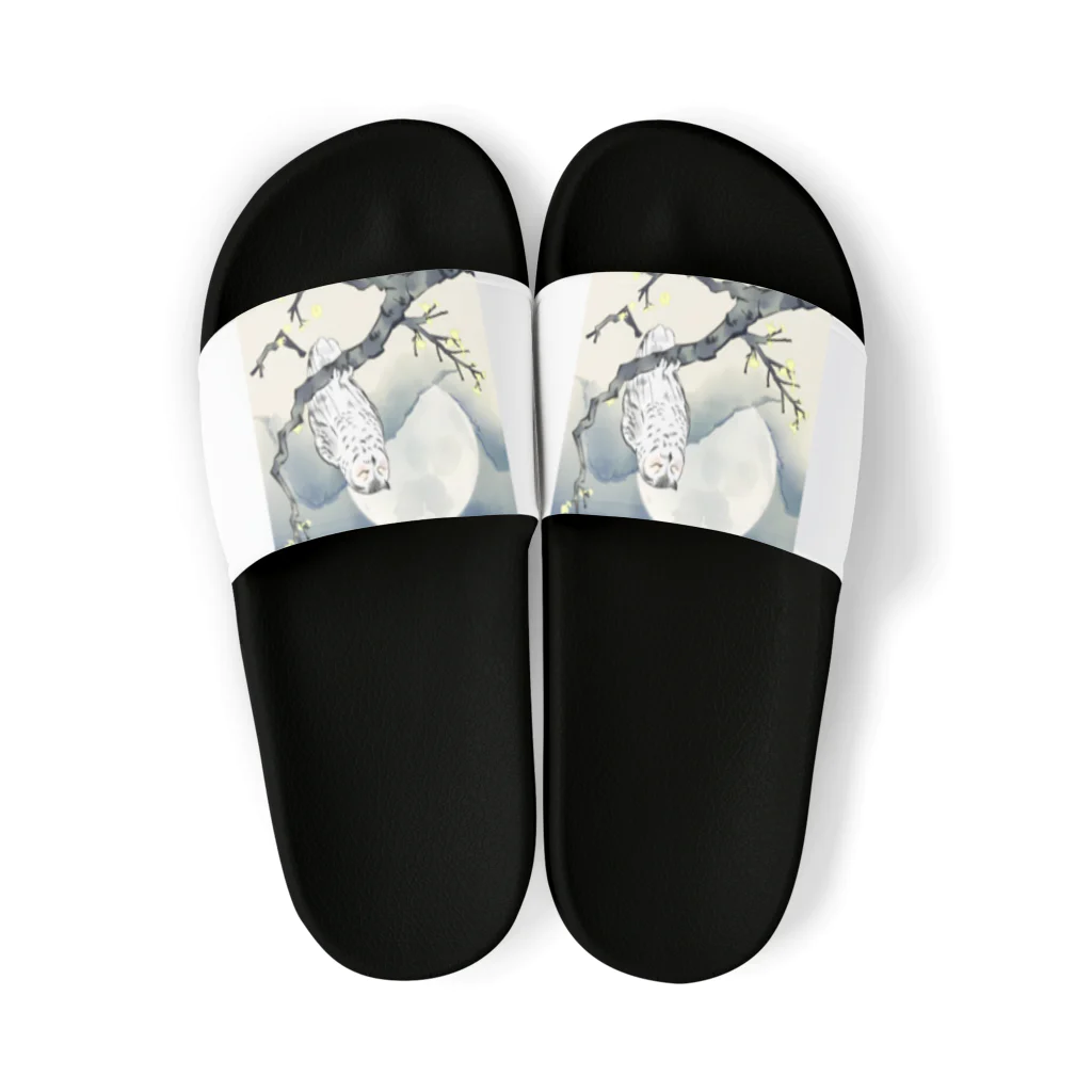 bigbamboofamilyの眠りの梟 Sandals