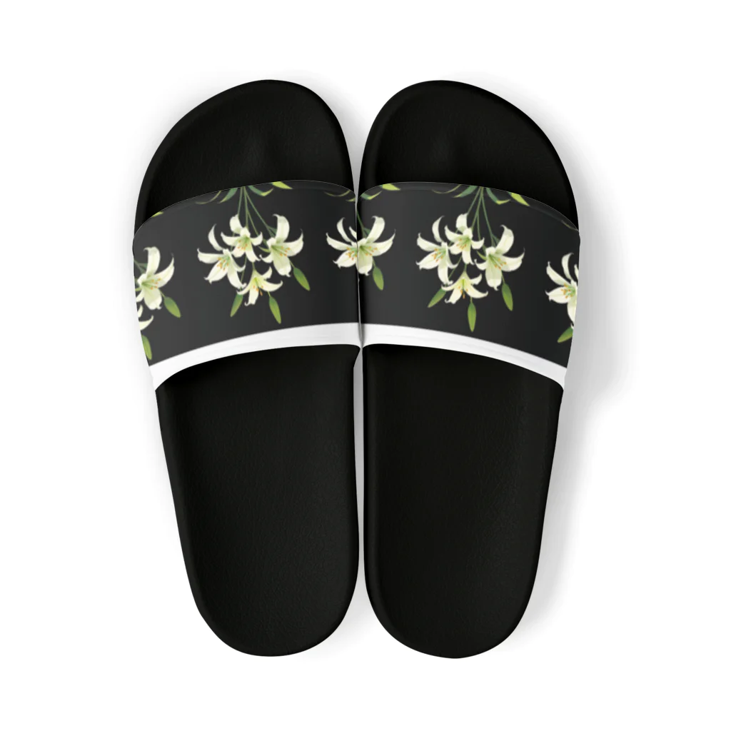 Green LikeのAIが生成した植物柄のグッズ Sandals