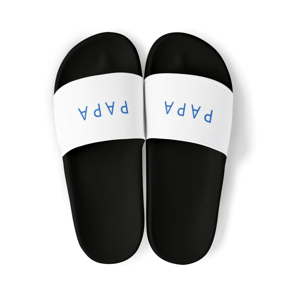 moiのPAPA（ブルー） Sandals