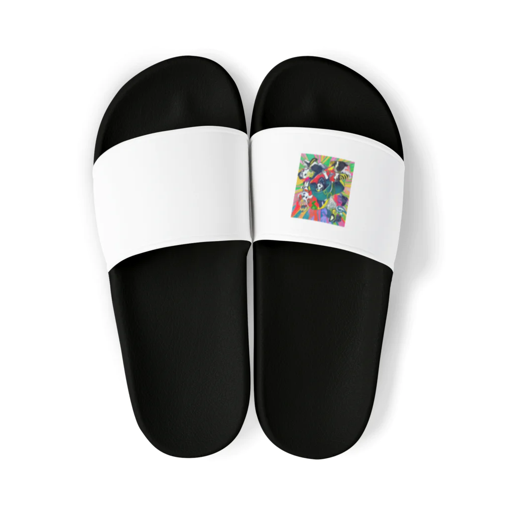 FoL_andのdogまん Sandals