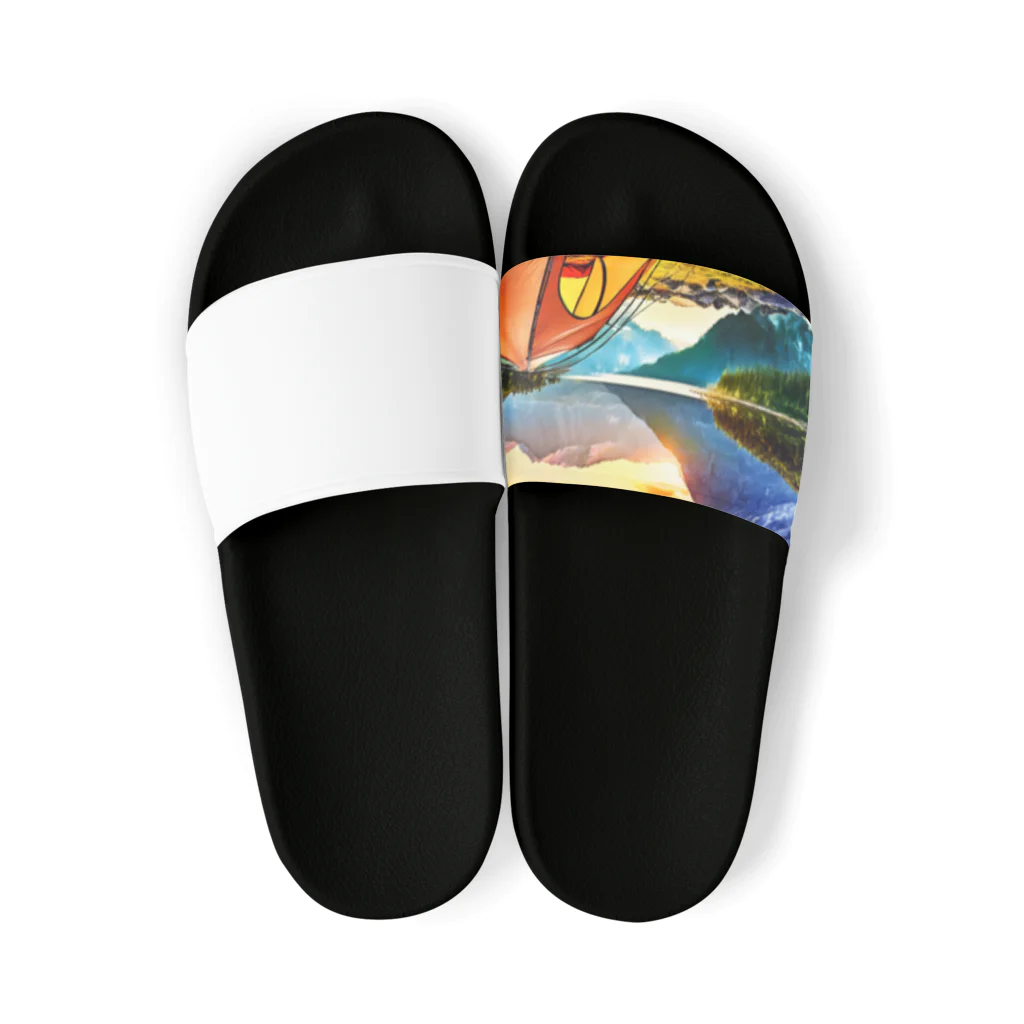 Kz_25@アウトドアーのキャンプファッション -Sunrise- Sandals