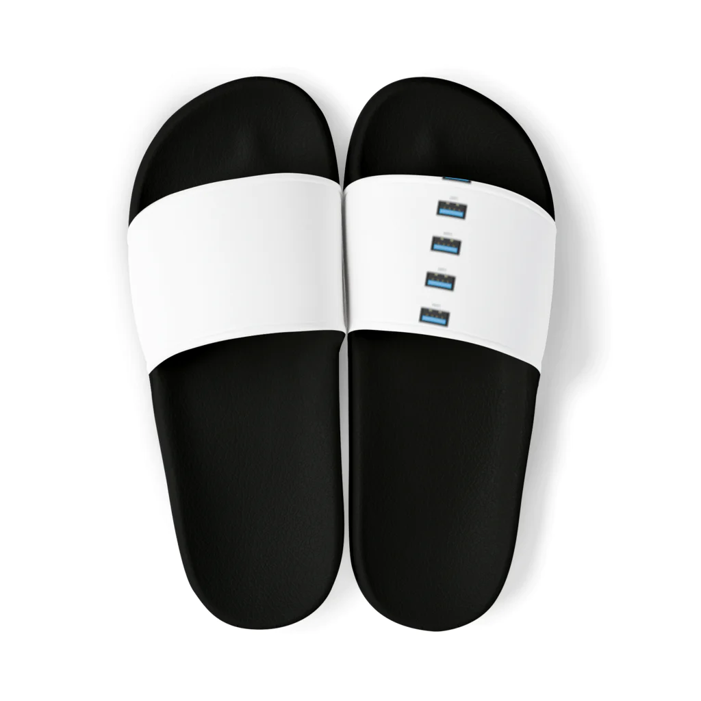 kimchinのずらりと並んだUSBポート Sandals