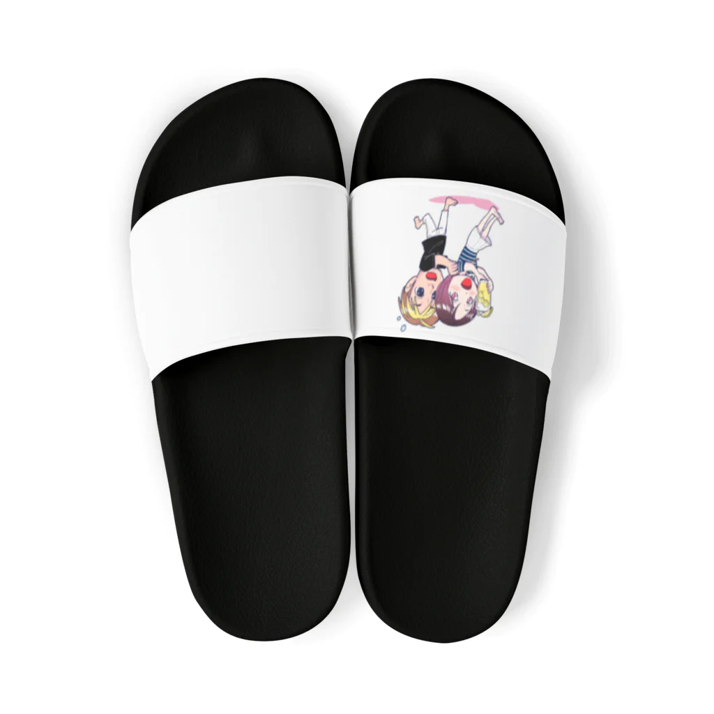 バツ2バツ1再婚夫婦公式ショップのバツ2バツ1再婚夫婦イラスト Sandals