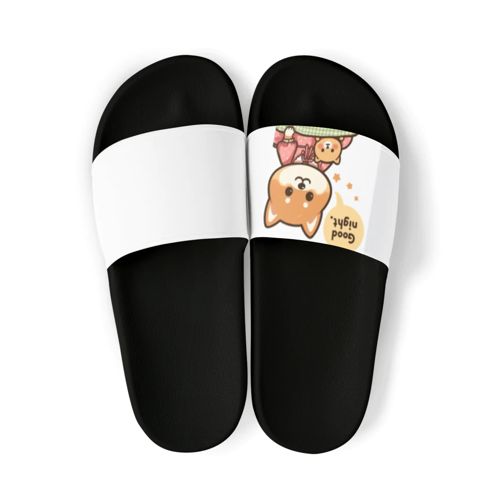 メアリーの今夜は可愛い柴犬スタンプで癒しの時間 Sandals