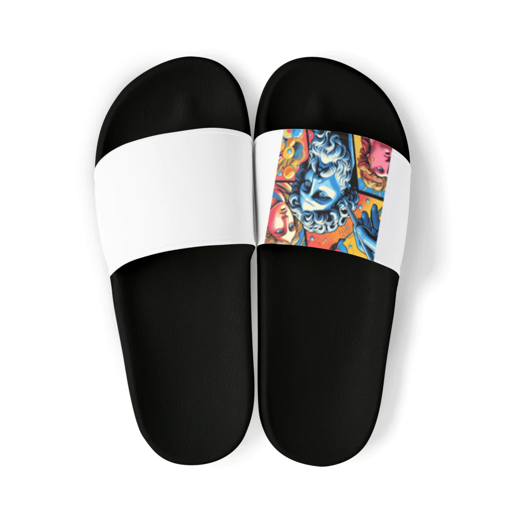 Jyagarikoの∞ USA Sandals