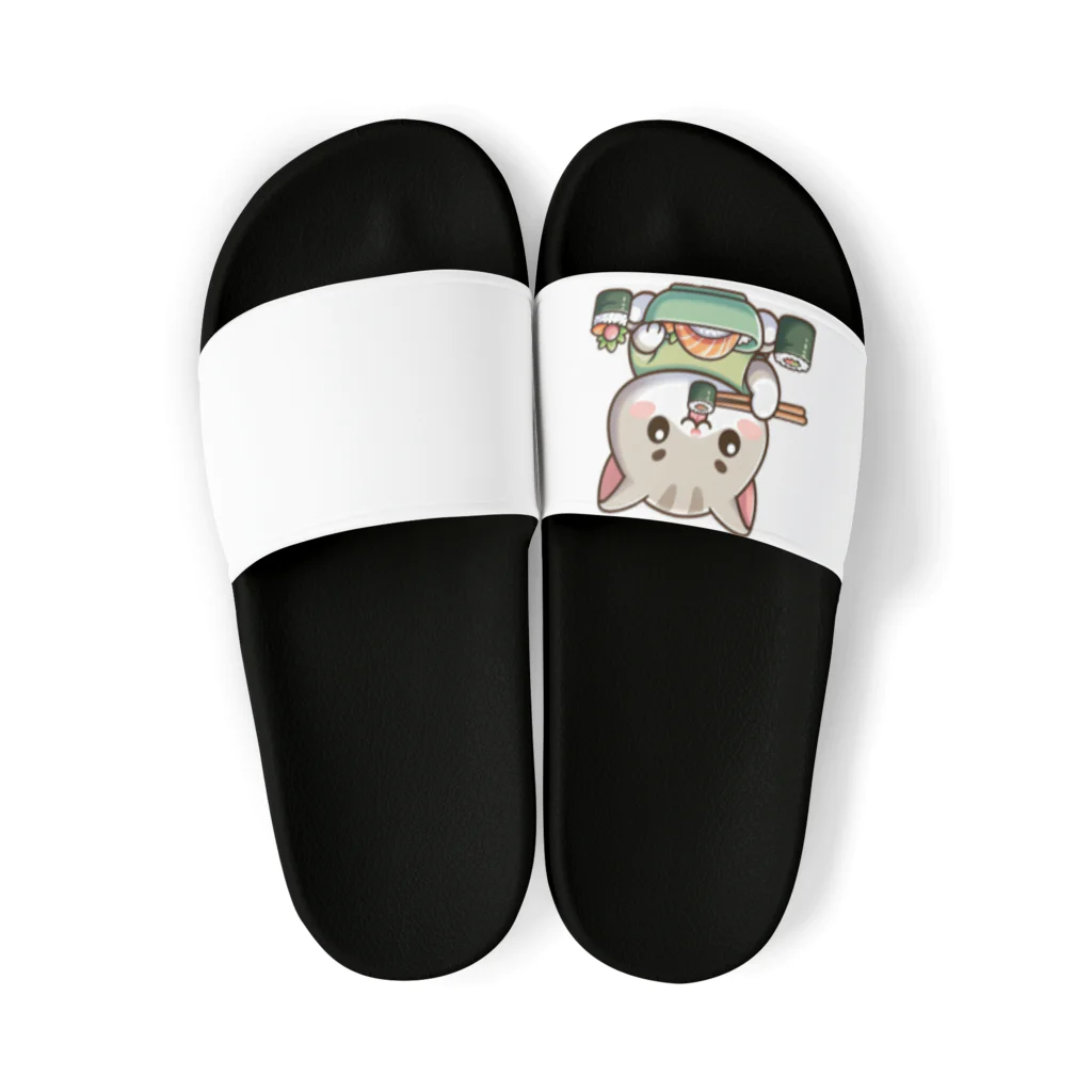 パステルパレットのすしのねこ Sandals