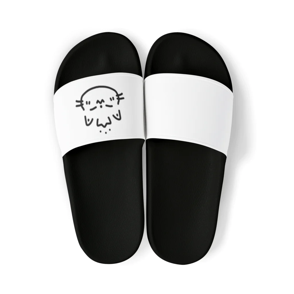 シャクロンヌの王冠猫　ロゴ Sandals