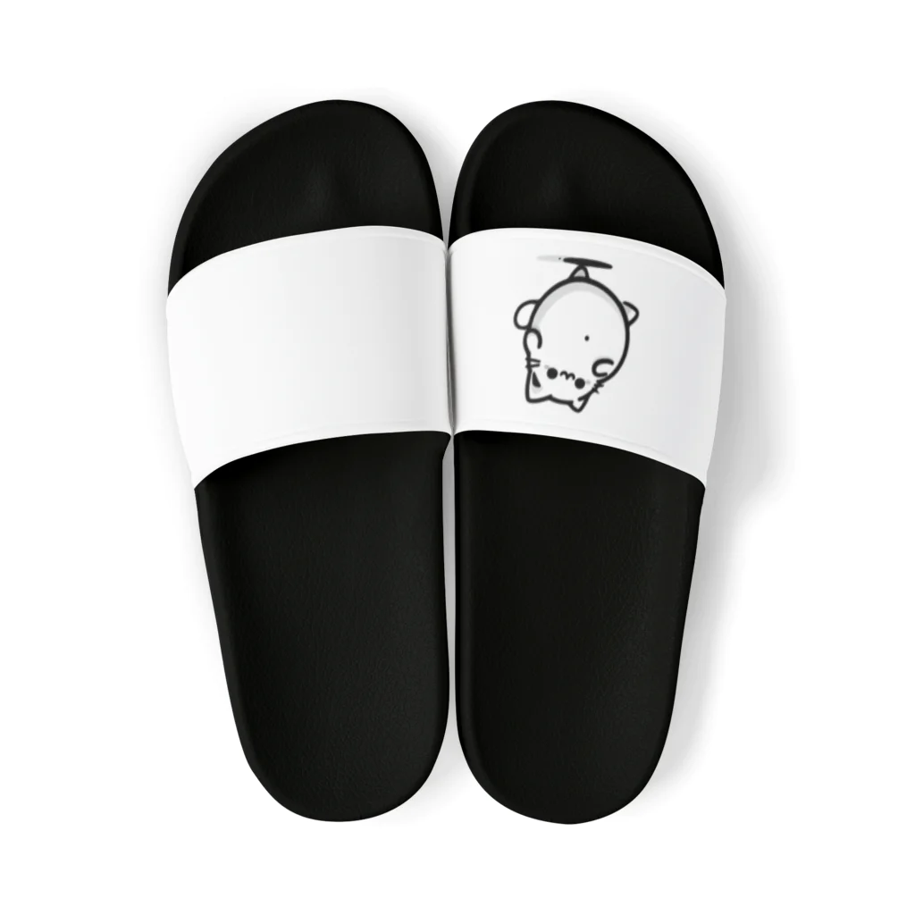 ゆるねこshopのお腹のでてる猫12 Sandals