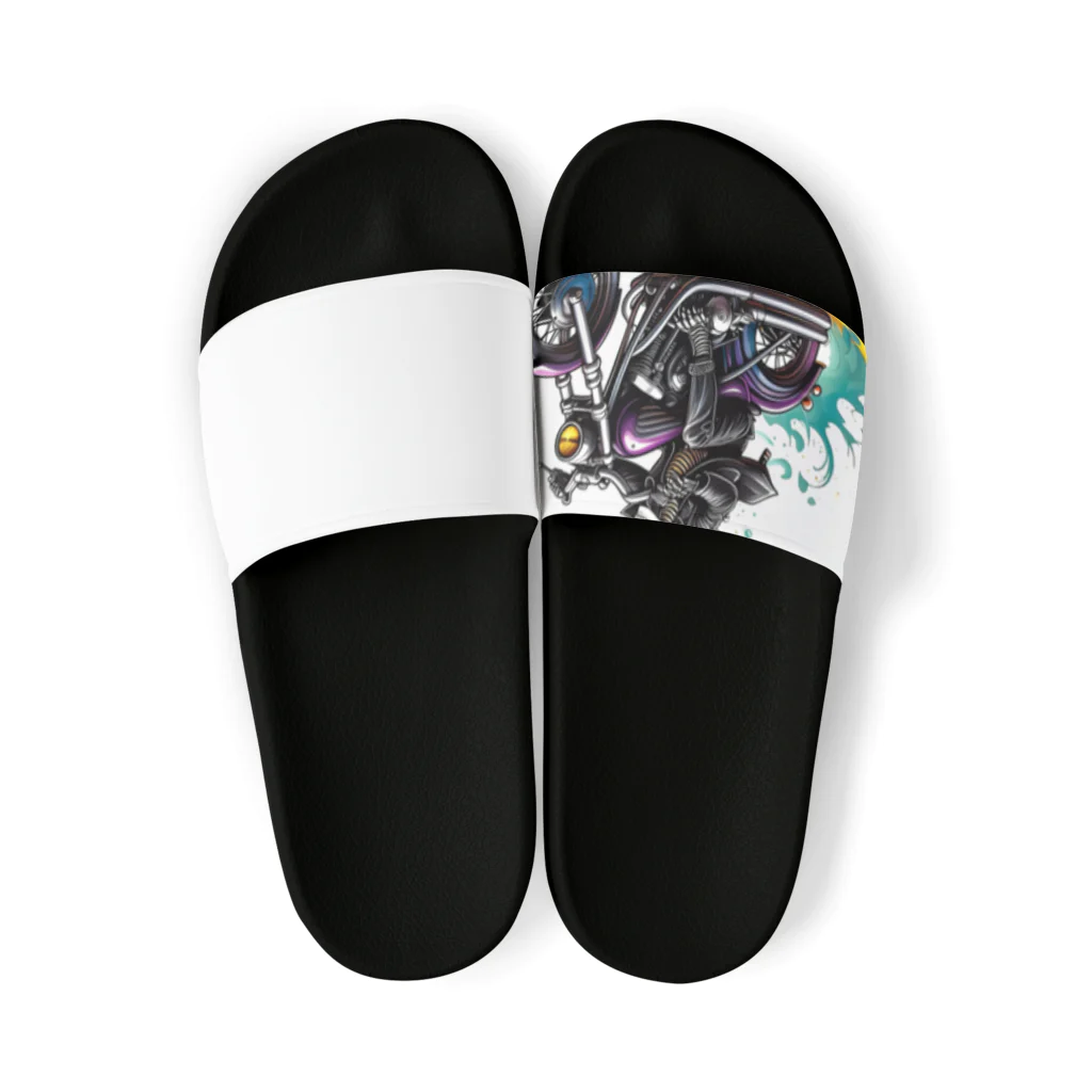 shime_savaのベタなスカルライダー Sandals