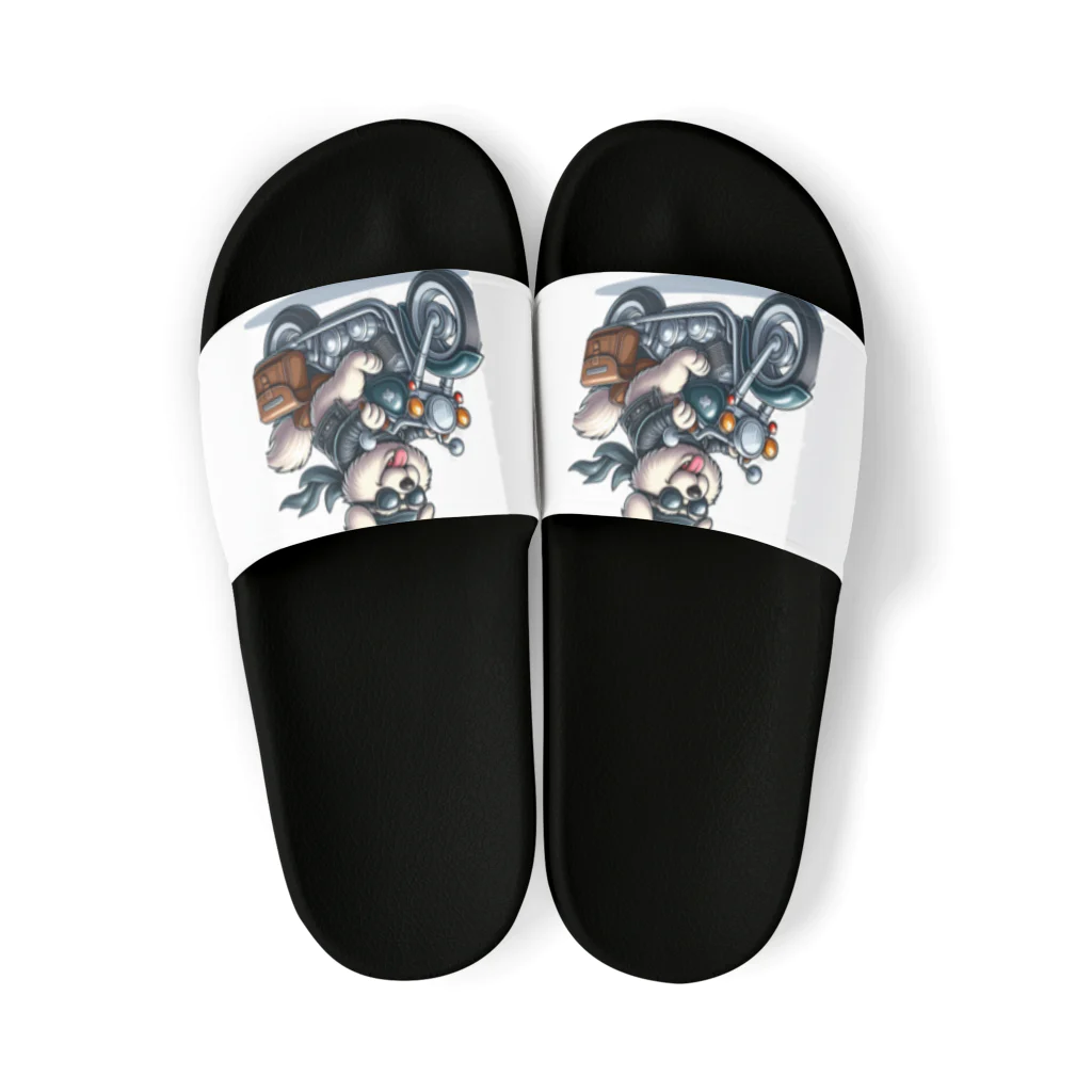 namidamakiのちょい悪オヤジ犬 Sandals