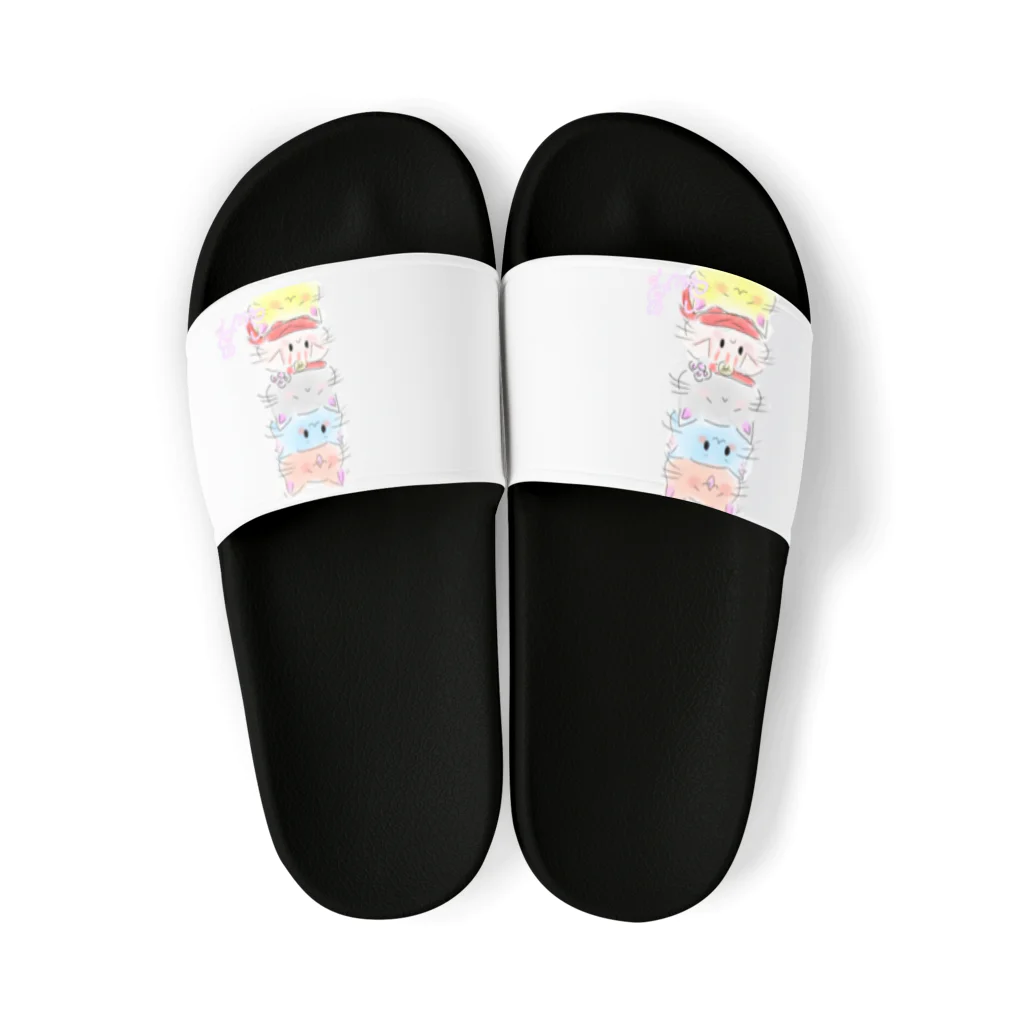 さっP－♥のお店のネコ姉妹・兄弟のかわいいグッツ Sandals