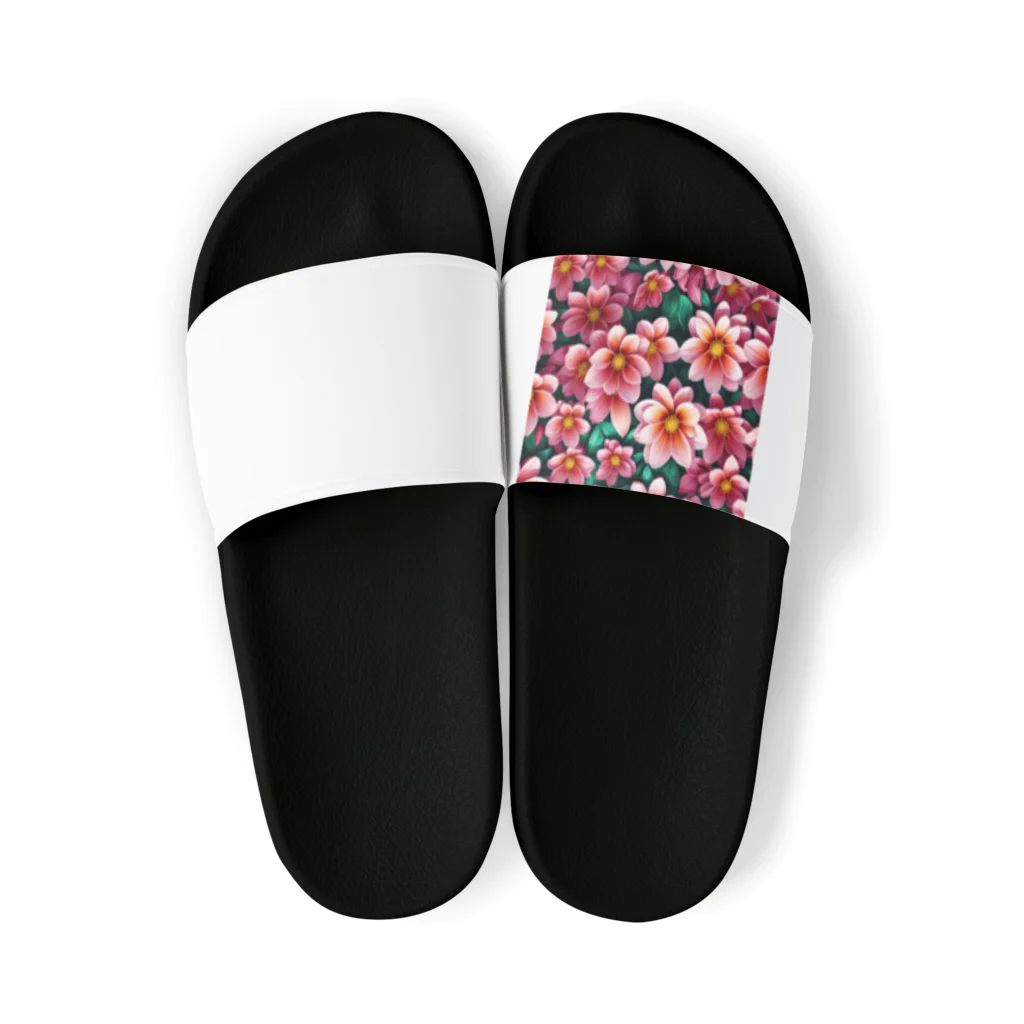 OTIRUBUTUBUTUの赤い花 Sandals