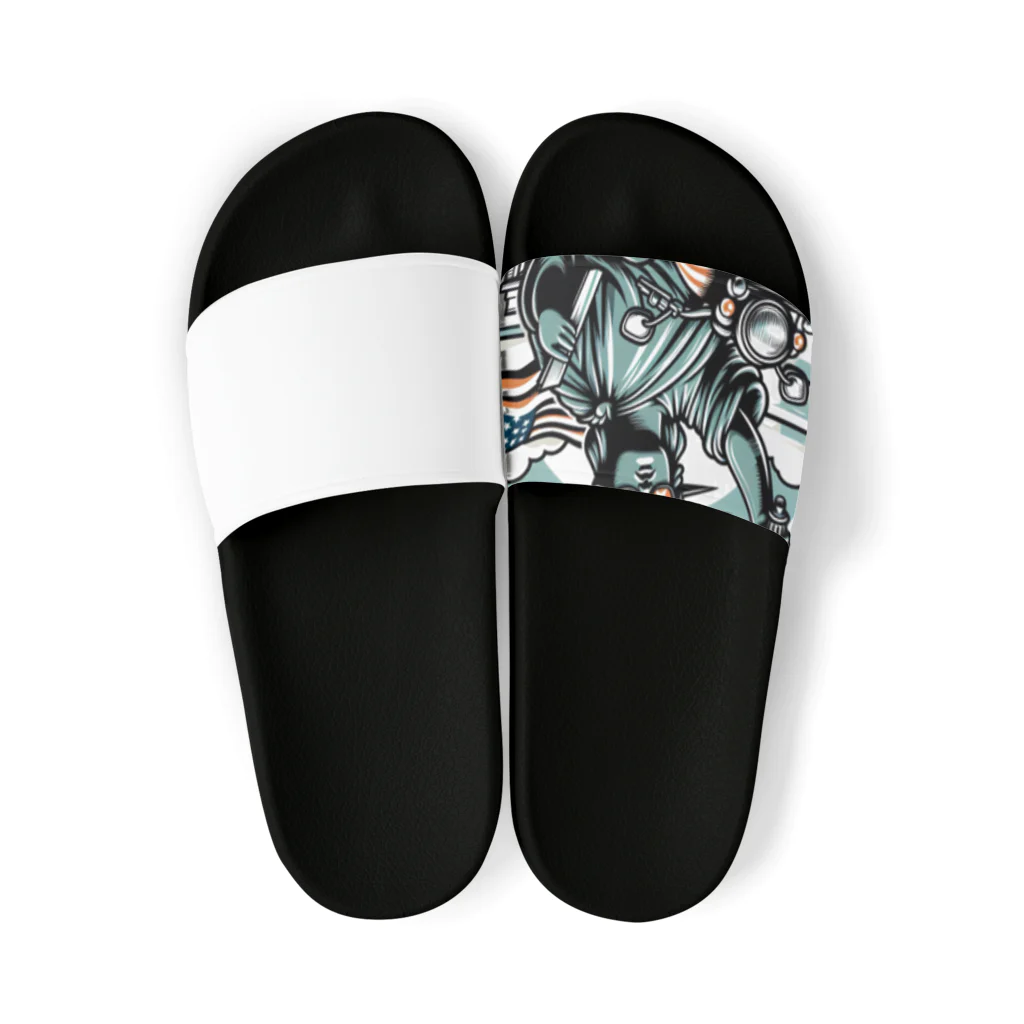 shime_savaのトーチを持ったおばちゃんライダー Sandals