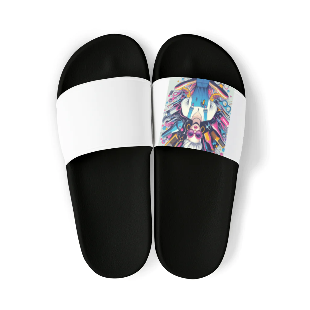 shiro_cafeの近未来美容師 Sandals